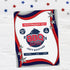 Spangled Stars Patriotic Letter Papers, Set of 25 American Flag Stationery, 8 1/2" x 11"