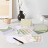 AZUREAL 52P, 3.5x5 Set Thank You Cards with Envelopes In Thank You Notes with Envelopes and Matching Stickers, Blank