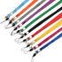 YOUOWO 10 Pcs Neck Office Lanyards for ID Badges Holder, 10 Colors for Kids ID Name Badge