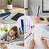 TIESOME 12Pcs 0.5mm Kawaii Cat Pens, Black Ink Cute Cat Style Gel Pens Stationary Supplies for Cat Lovers Women Kids