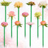 Leery Flower Pens Mixed Multicolor Rose Ballpoint Pens,12Pieces Valentine's Day Mother's Day Plush Rose Pens for Birthday Party Wedding Girlfriend Wife Office Supplies by Leery