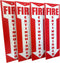 (4 Pack) Fire Extinguisher Signs, 80 mil Thick Plastic for Business Office or Warehouse