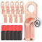 AIRIC 10 PCS UL Listed 6 AWG - 5/16" Battery Cable Lugs,