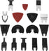 WEN MTB014 34-Piece Oscillating Multi-Tool Accessory Set with HCS Blades, Bi-Metal Blades, Sanders, and Scraper