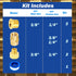 Brass Fitting 7pcs, 3/8" X 1/4" NPT Kit, Reducing Adapter, Reducing Hex Nipple, Hex Bushing by FLOFLEX