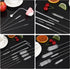 10Pcs Silver Long Straw Brush, Nylon Pipe Tube Cleaner 8-inch Set, Long Straw Brush for Sippy Cup Cleaning