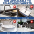 24" Splash Guard Plus Size Silicone Sink Faucet Drying Mat Handle Drip Catcher Tray Dish Sponge Holder Kitchen