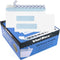 ValBox 500 Count #10 Double Window Envelopes, 4-1/8x9-1/2" Self Seal Security Envelopes for Invoices