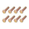 Hex Bolts (3/8-24x1-1/4") 8Pcs, Carbon Steel Zinc Plated Fully Threaded, UNF Fine Thread Hex Head Screw Bolt
