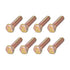 Hex Bolts (3/8-24x1-1/4") 8Pcs, Carbon Steel Zinc Plated Fully Threaded, UNF Fine Thread Hex Head Screw Bolt