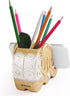 MOKANI Elephant Pencil Holder with Phone Stand, Multifunctional Desk Organizer Gifts for Women, Office Decor
