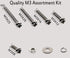 290pcs M3 Screws Assortment with Bolts, Nuts, Flat and Lock Washers, 304 Stainless Steel