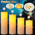 12 Da by Waterproof Outdoor Flameless LED Battery Candles, High-Temperature Resistant Simulated Candles