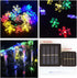 Inngree 20 30 8 Solar Christmas Lights Outdoor Waterproof Decorations Ft LED Snowflake String Fairy Lights
