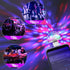 Lmaytech (2 Packs) USB Mini Disco Ball Party Lights, Sound Activated DJ Stage Strobe Lights, Portable Led Car