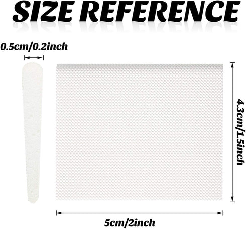 Zonon 8 Pieces Self-Adhesive Door Corner Seals - Weather Stripping Draft Stopper Foam for Noise Isolation (White)