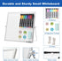 Small Magnetic Desktop White Board, 12 x 12 Inches Mini Portable Dry Erase Board for Office and School