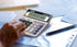Better Office Products Extra Large Electronic Desktop Calculator, 12-Digit LCD Display, Light Gray, Dual Power with AA