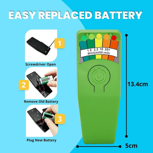 EMF Meter Ghost Hunting Magnetic Field Detector Spirit Box Paranormal Equipment Tester 50Hz-20,000Hz