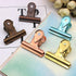 Zittop 4 Pack Metal Binder Clips, Bronze Invoice Bill Clip Utility Paper Clips for Office Home Use