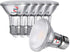 Explux Commercial-grade LED PAR20 Flood Light Bulbs, 60W Equivalent, 600 Lumens, 6-Pack.