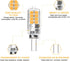 G4 LED Bulb, Warm White 3W Equivalent to 20W 30W Halogen, 360 Beam Angle, AC/DC 12V, 10 Pack