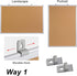 Board2by Cork Board Bulletin Board, 24 x 36 Silver Aluminium Framed, Large Wall Mounted Notice Pin Board