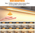 40in Dimmable 5 Closet Counter Smart Under Cabinet Lights, Plug in Under Cabinet Lighting with Handwave Sensor, Bright