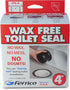 Fernco Wax Free Toilet Seal for 4" Drain Pipe for Easy Installation
