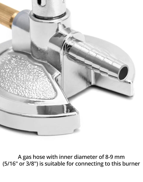 QWORK Lab Bunsen Burner with Flame Stabilizer, Gas Control for Efficient Heating, Pack of 2