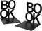 Spillbox Metal Non Slip bookends Book Shelves Shelf Study Table Home Decor