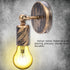 E27 Cozy Yosoo Iron Wall Sconce Holder with Light Socket, Retro Style, and Romantic Atmosphere, Perfect for Bedroom