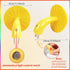 ESUPPORT 2 Pack 50000h) Mushroom-Shaped Energy Saving Sensor LED Night Light with Plug Yellow(Average Life Expectancy
