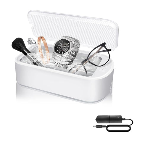 Jupitor Ultrasonic Jewellry Cleaner, Jewellry Cleaner Machine 48000Hz, Professional Sonic Jewellery Cleaner, Ring