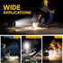 20V 40W 6000LM 20V 120Adjustable Azocek LED Work Light Compatible with Dewalt Battery, Flashlight, Battery Cordless
