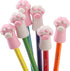Mr. Pen Cat Paw Top Eraser, 12 Pack, Cute Pencil Toppers for Kids, Fun Erasers, Cap Erasers, Pencil Erasers for School