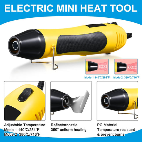 400 180 3: 1 Mimorou Pcs Heat Shrink Solder Seal Wire Connectors Kit with Heat Gun Waterproof Electrical Wire