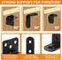 FATLODA 26PCS 3 90 88 L Bracket Corner Brace Kit, Sizes Stainless Steel L Brackets for Wood Shelves, Degree Right Angle