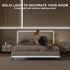 Olaholii 16.4ft 6500K Ra93+ Dimmable COB Led Strip Light with Remote, Bright Daylight White Led COB Strip Light, White
