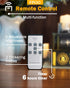 12 PCS Rechargeable Candles Flameless Tea Lights with Remote, USB LED Tealights with Timer Flickering Fake Candle