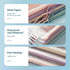 M&G 20 Pack A4 Mesh Zipper Pouch Bags, Waterproof Document Storage with Label Pocket, Macaroon Colors