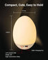 7 Dimming, Egg Baby Night Light for Nursery & Breastfeeding Portable Touch Light with RGB Colors, Stepless