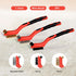 MAXMAN Wire Brush Set, 6Pcs Small Brushes for Deep Cleaning, Rust Remover, 7 Inches, Red