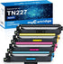 myCartridge TN227 High Yield Toner Cartridge 4 Pack, Replacements for Brother TN-227