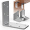 16 Pcs 3"x3" L Brackets Heavy Duty, Galvanized Corner Brace for Wood,