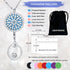 Retractable Lanyards for ID Badges, Teacher Lanyard, Nurse Badge Reels, Silver Chain Long Keychain
