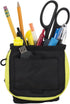 Five Star Pencil Pouch, Pen Case - Fits 3 Ring Binder, Stand 'N Store, Black/Yellow (50516CC8)