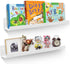 HDLDYDD 2-Pack Magnetic Book Shelf for Whiteboard - 17 Inch Reusable Metal Magnetic