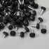Impnit 30PCS 3 Screw(M4M5M6) Size Threaded Knurled Thumb Screws, Monitor Screws Vesa Screws Carbon Steel Clamping Knobs