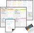 JJPRO Magnetic Dry Erase Chore Chart and Weekly Calendar Set for Fridge, Behavior Chart for Multiple Kids, Reward Chart